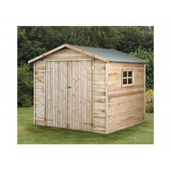 Ξύλινη Αποθήκη Κήπου 225 x 225cm | Κηπογεωργική