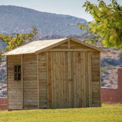 Ξύλινη Αποθήκη Κήπου-Εξοχής 300x300cm - Ξύλινες Αποθήκες