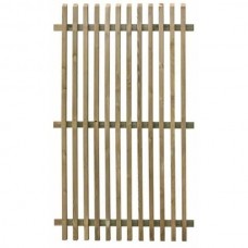 Φράχτης Ξύλινος Κάγκελο με Κολωνάκια (3x3cm) 90x(Υ)180cm