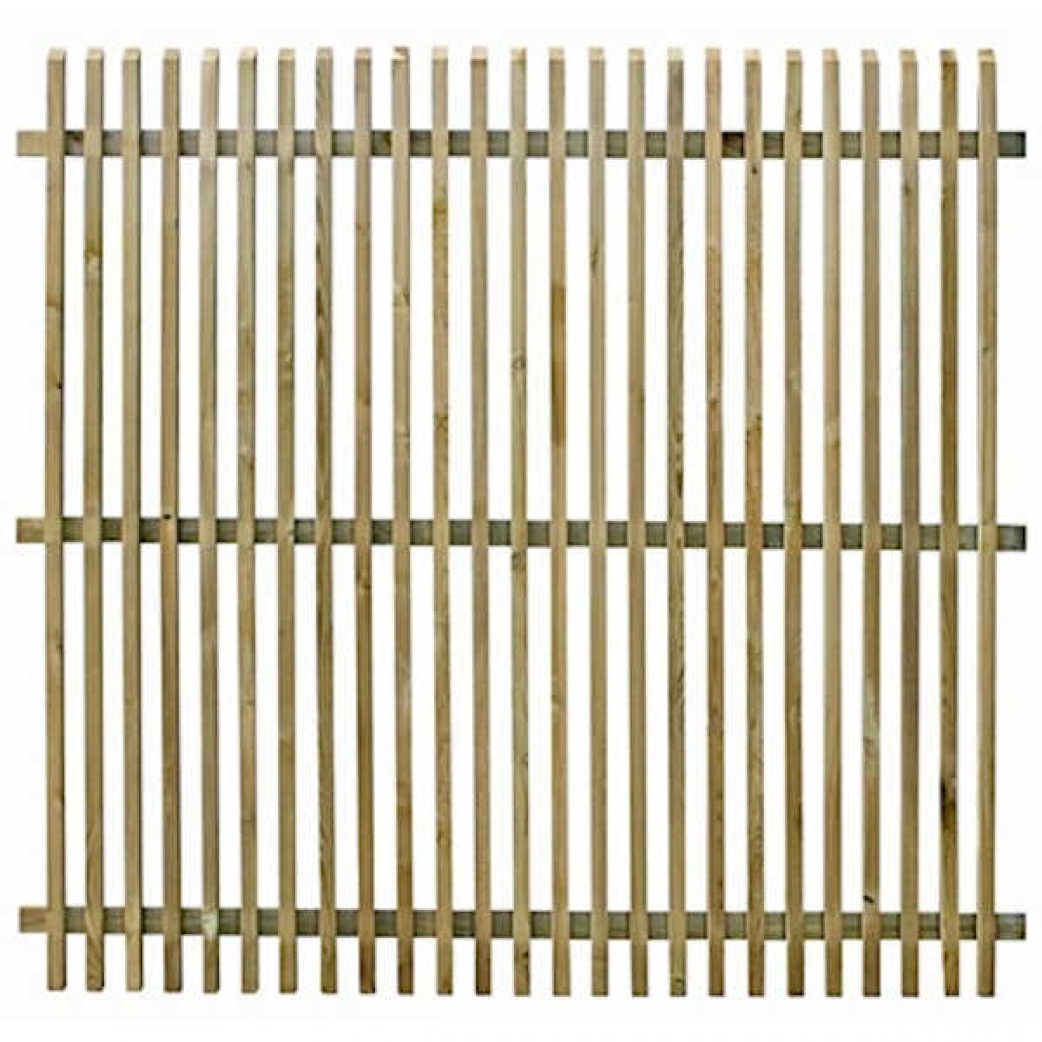 Φράχτης Ξύλινος Κάγκελο με Κολωνάκια (3x3cm) 180x(Υ)180cm