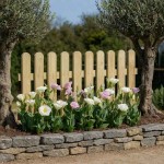 Wooden Garden Fence Smooth Board PREMIUM 80(H)x180cm Wooden Garden Fence Smooth Board PREMIUM 80(H)x180cm - Τimber-Natural Fences