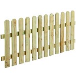 Wooden Garden Fence Smooth Board PREMIUM 80(H)x180cm Wooden Garden Fence Smooth Board PREMIUM 80(H)x180cm - Τimber-Natural Fences