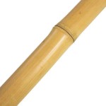 Bamboo Half Round Pole for Decoration & Support Natural Color D8-10x(H)400cm - Natural Split Canes for Decor