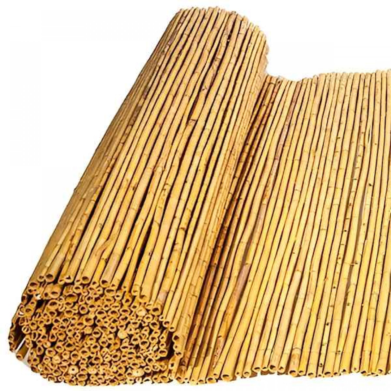 Reed Roll by Whole River Cane 12-16mm 200(H)x500cm - Natural Reed Rolls for Shading & Fencing