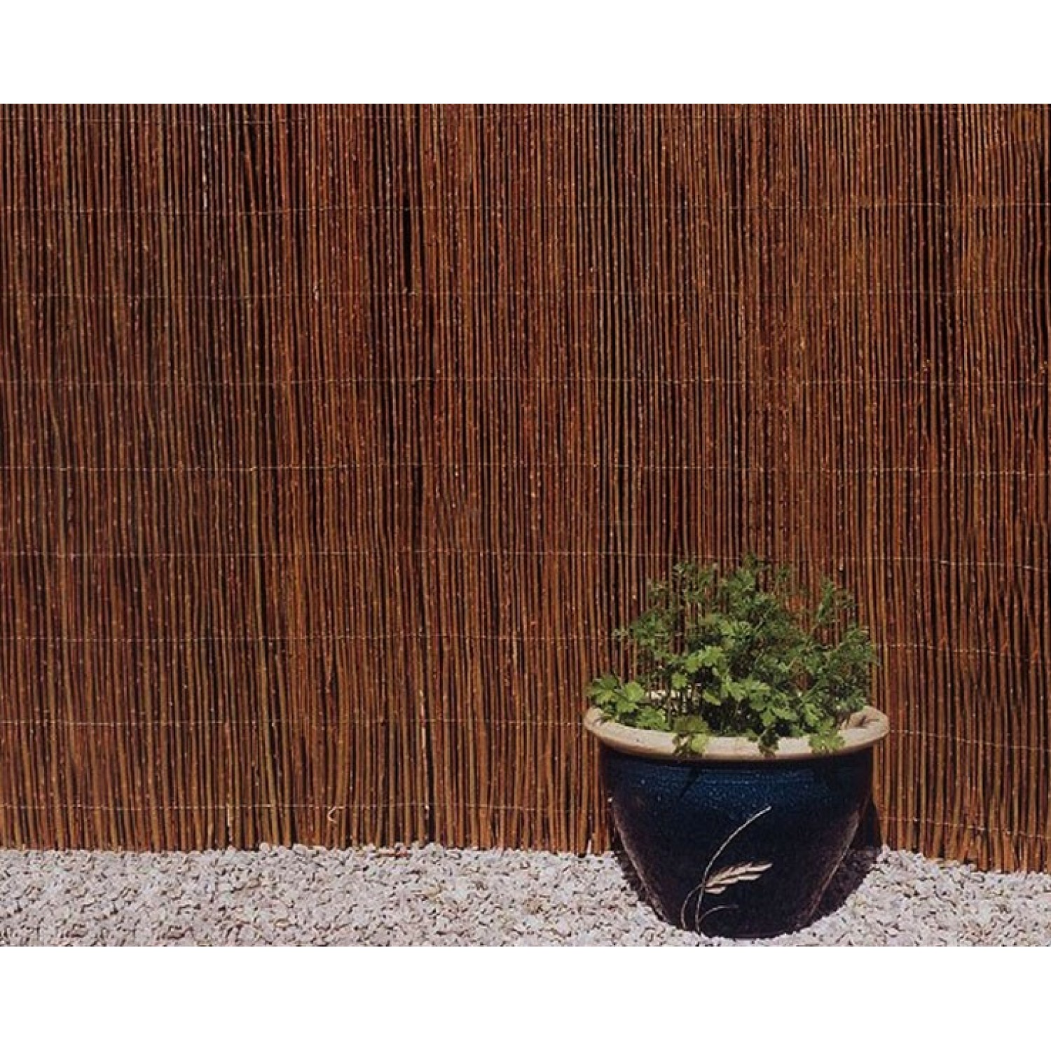 Solid Hazel Rod Fence 150(H)x500cm Solid Hazel Rod Fence 150(H)x500cm