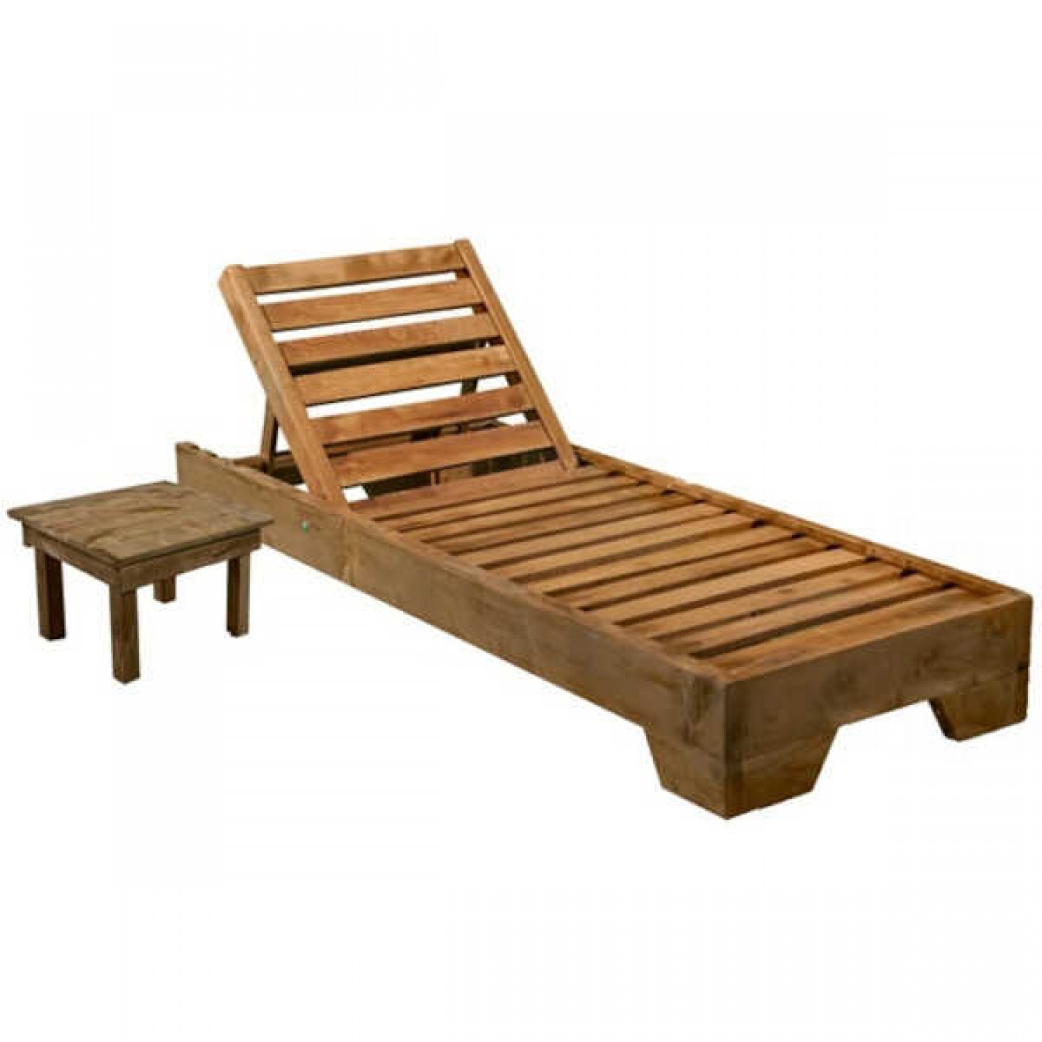 Sun Lounger Wooden 70x190x(H)23.50cm Solid Board - Professional Heavy-Duty Sun Lounger Wooden 70x190x(H)23.50cm Heavy-Duty
