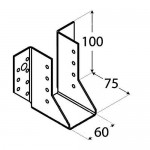 Joist Hanger Wood Connector 60 x 100cm | Kipogeorgiki