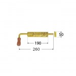 Σύρτης Ιριδίου Πόρτας 260 x 50 x 190mm | Κηπογεωργική