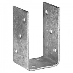 Post Base U Νο 10 (101x60x120mm) Hot Galvanized