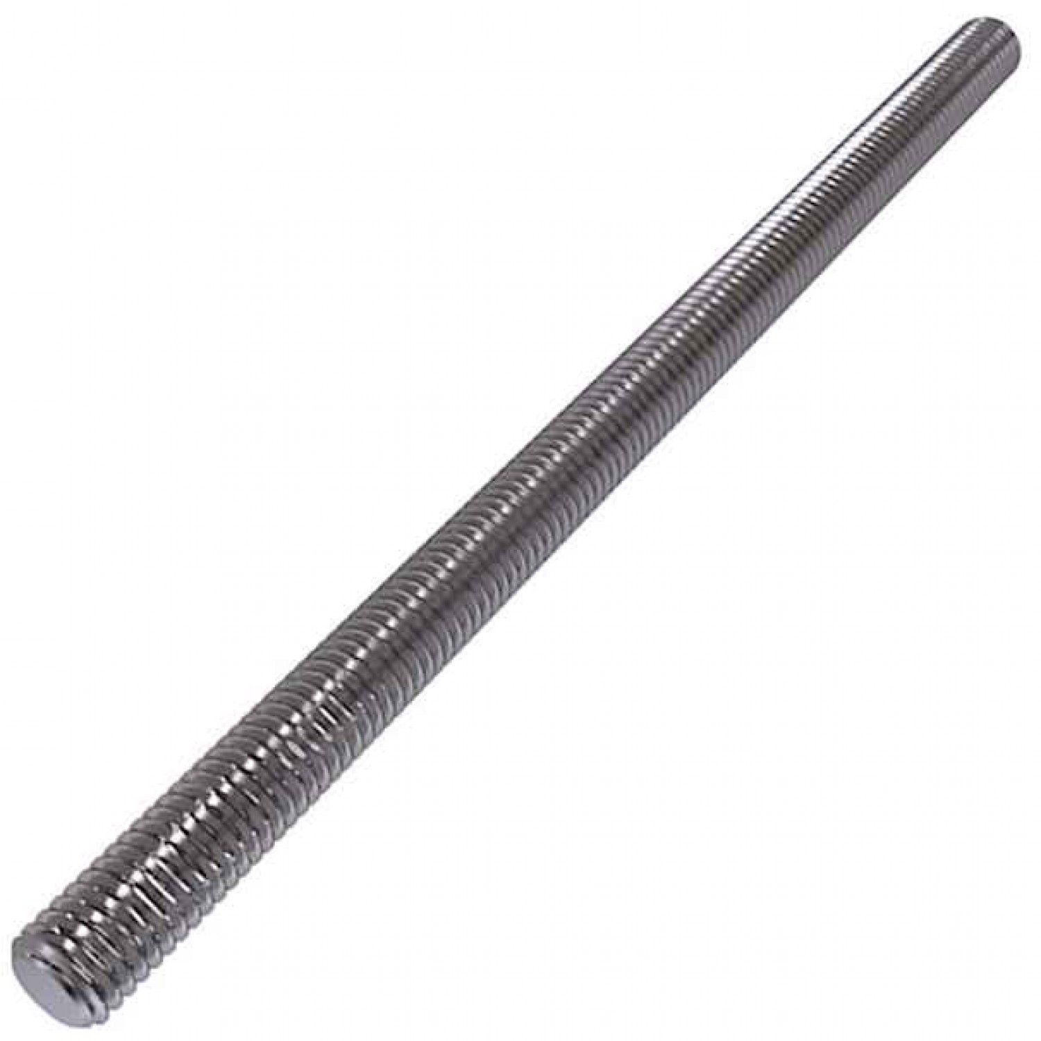 ROTHOBLAAS Threaded Rod Ø10mm x 100cm Galvanized DIN 975 - Threaded Rods for Timber