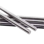 ROTHOBLAAS Threaded Rod Ø10mm x 100cm Galvanized DIN 975 - Threaded Rods for Timber