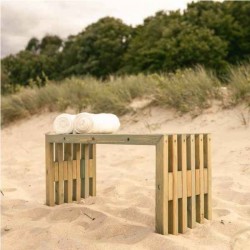 Ξύλινο Παγκάκι Urban 100x34x(Υ)45cm Εξωτερικών Χώρων - Ξύλινα Παγκάκια Κήπου & Παραλίας