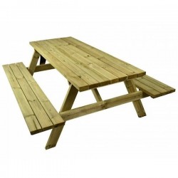 Παγκοτράπεζο Ξύλινο Πικνίκ 180x150x(Y)70cm | Πάγκοι 