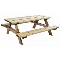 Wooden Outdoor GardenPicnic Table PIC180 180x154x(H)75cm