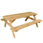 Wooden Outdoor Garden Picnic Table Athina 180x56cm Wooden Outdoor Garden Picnic Table Athina 180x56cm