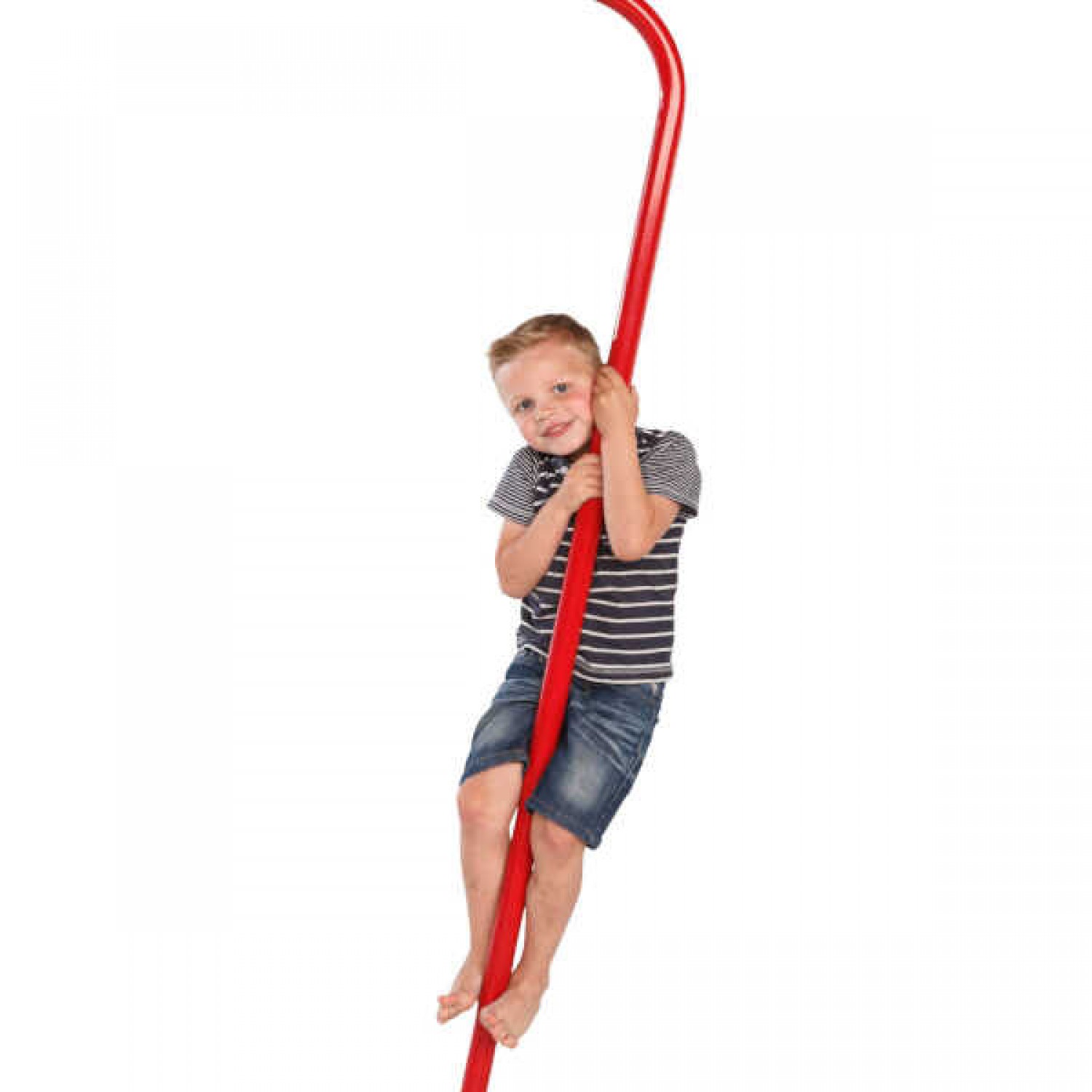 KBT Children’s Metal Fireman’s Red Pole (H)250cm - Poles & Slides for Gliding-Climbing