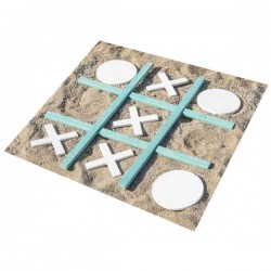 Ξύλινη Τρίλιζα Εξωτερικών Χώρων 1,2x1,2m Λευκή-Τυρκουάζ