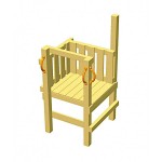 Slide Platform Module 75x75x150(H)cm KBT-Blue Rabbit