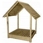 Parkland Sandpit by Pine Pressure Treated Wood 150x140x(H)180cm - Playground Equipment