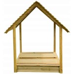 Parkland Sandpit by Pine Pressure Treated Wood 150x140x(H)180cm - Playground Equipment