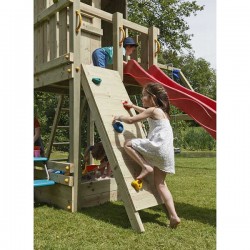 Ξύλινη Ράμπα Αναρρίχησης με Βράχους 150(Υ)x50cm KBT | Παιδικές Χαρές, Εξοπλισμός & Όργανα Ράμπα Αναρρίχησης Ξύλινη με Βράχους 150(Υ)x50cm KBT