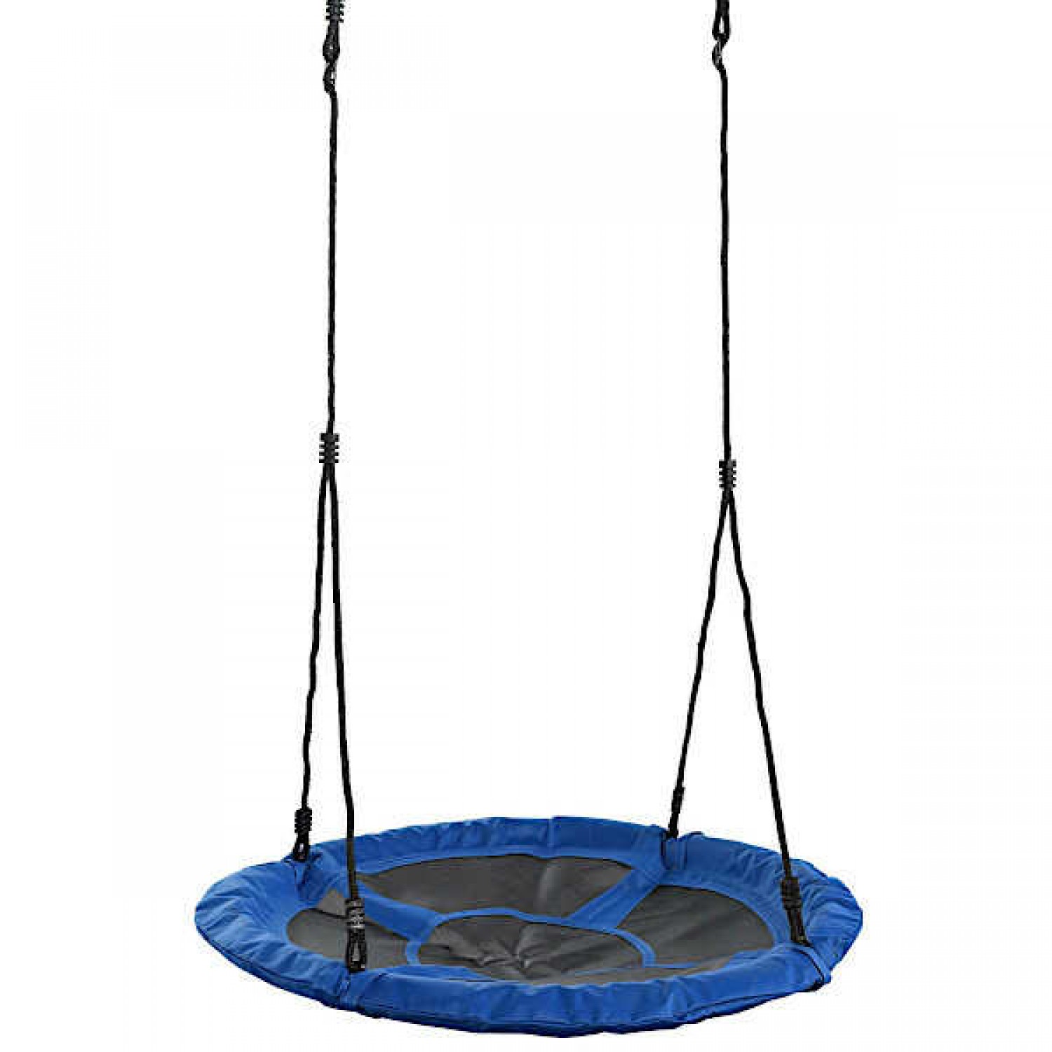Outdoor Nest Swing Ø98cm Canvas Polyethylene Blue-Black SWING KING Nest Swing Ø98cm Canvas Polyethylene Blue-Black