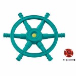Steering Wheel Boat STAR Turquoize / Limegreen Blue Rabbit - Playground Equipment Steering Wheel Boat STAR Turquoize / Limegreen | Residential Use - Accessories