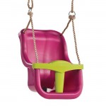 Swing Baby Seat Luxe Fuchsia / Lime 49(H) x 36 x39cm | Residential Use - Swinging