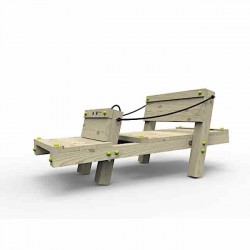 White Rhino BUGGY Commercial Wooden Playground | Kipogeorgiki