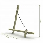 White Rhino SAIL Balance Beams with Rope | Kipogeorgiki 