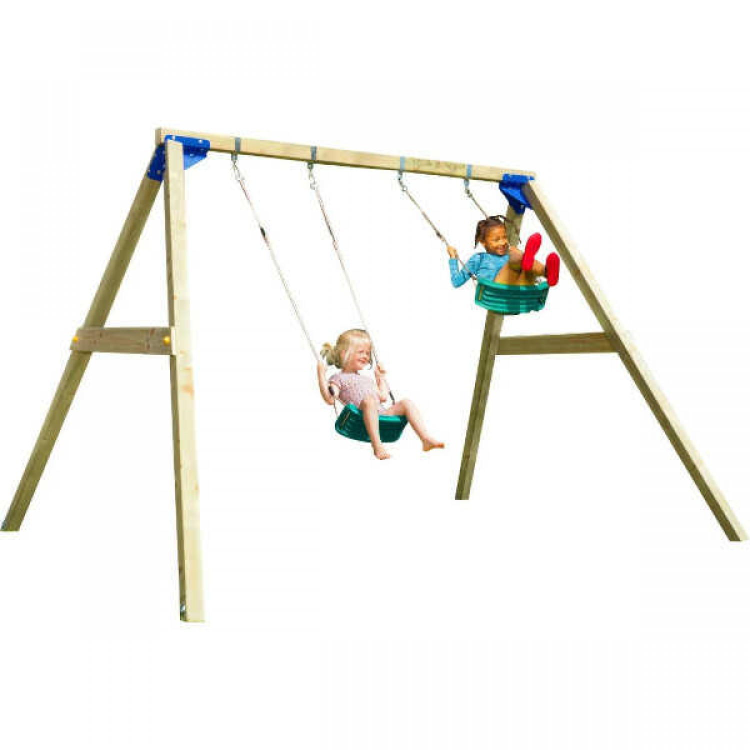Freeswing Basic Wooden Swing 2.70m Blue Rabbit | kipogeorgiki.gr       