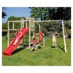 Crossfit Playground Tower Set - Slide & Swing Module