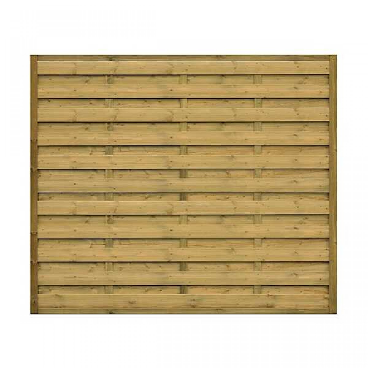 Wooden Fencing Panel Blind LUX 118x(H)179cm-Inox Screws Wooden Fencing Panel Blind LUX 118x(H)179cm With Inox Screws - Slatted Fence Panels