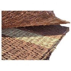 Handmade Willow Screen Fence 100(H)x300cm - Wooden Screens