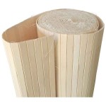 Bamboo Wall Panel 2.5(H)x10m Natural Shade - Natural Bamboo Panels for Covering & Decoration VersaBoo Plyroll