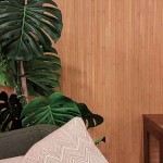 Bamboo Wall Panel 2.5(H)x10m Natural Shade - Natural Bamboo Panels for Covering & Decoration VersaBoo Plyroll