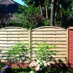 Wooden Blind Panel Convex 120(H) x 180cm - Slatted Fence Panel
