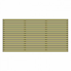 Ξύλινο Πάνελ Περίφραξης Αρμονία 90(Y)x180cm - Ξύλινα Πάνελς Περιφράξεων & Διαχωριστικά