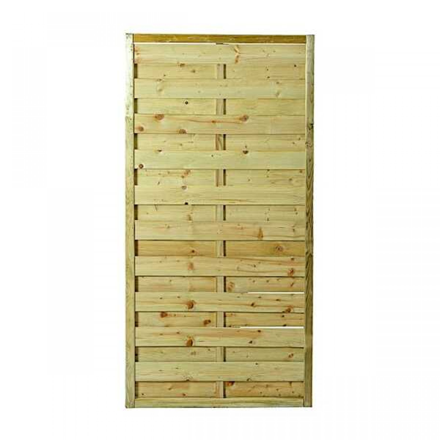Wooden Panel Blind 180 (H) x 90cm - Slatted Panel Wooden Panel Blind 180 (H) x 90cm - Profile Panels