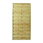 Wooden Panel Blind 180 (H) x 90cm - Slatted Panel Wooden Panel Blind 180 (H) x 90cm - Profile Panels