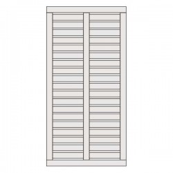 Wooden Board Panel 180 (H) x 90cm - Profile Panels