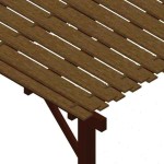 Double Board Wooden Pergola 300x300cm by Pressure Treated Timber - Pergolas & Kiosks