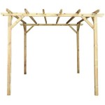 Pergola Frame 400x500cm by Pressure Treated Timber - Pergolas & Kiosks