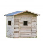 Wooden Child House 155(H)x140x105cm | Kipogeorgiki