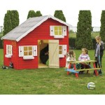 Wooden Playhouse ANIKA 228(H)x220x180cm | Kipogeorgiki