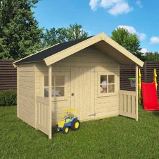 Wooden Playhouse ALADDIN 162(H)x180x120cm | Kipogeorgiki