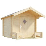 Wooden Playhouse PINOCCHIO 180x180x(H)188cm Lasita Maja - Children’s Garden Playhouses