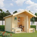 Wooden Playhouse PINOCCHIO 180x180x(H)188cm Lasita Maja - Children’s Garden Playhouses