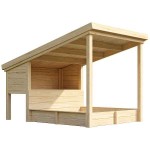 Wooden Playhouse PIPPI-1 220x150x(H)179cm Lasita Maja - Children’s Garden Playhouses