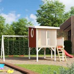 Wooden Playhouse TIVOLI 160x230x(H)194cm Lasita Maja - Children’s Garden Playhouses